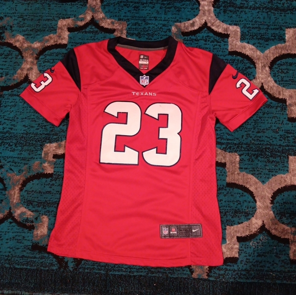 Nike  Foster Houston Texans Women Game Jersey #23 In Very Good Condition  Size M - Picture 1 of 5